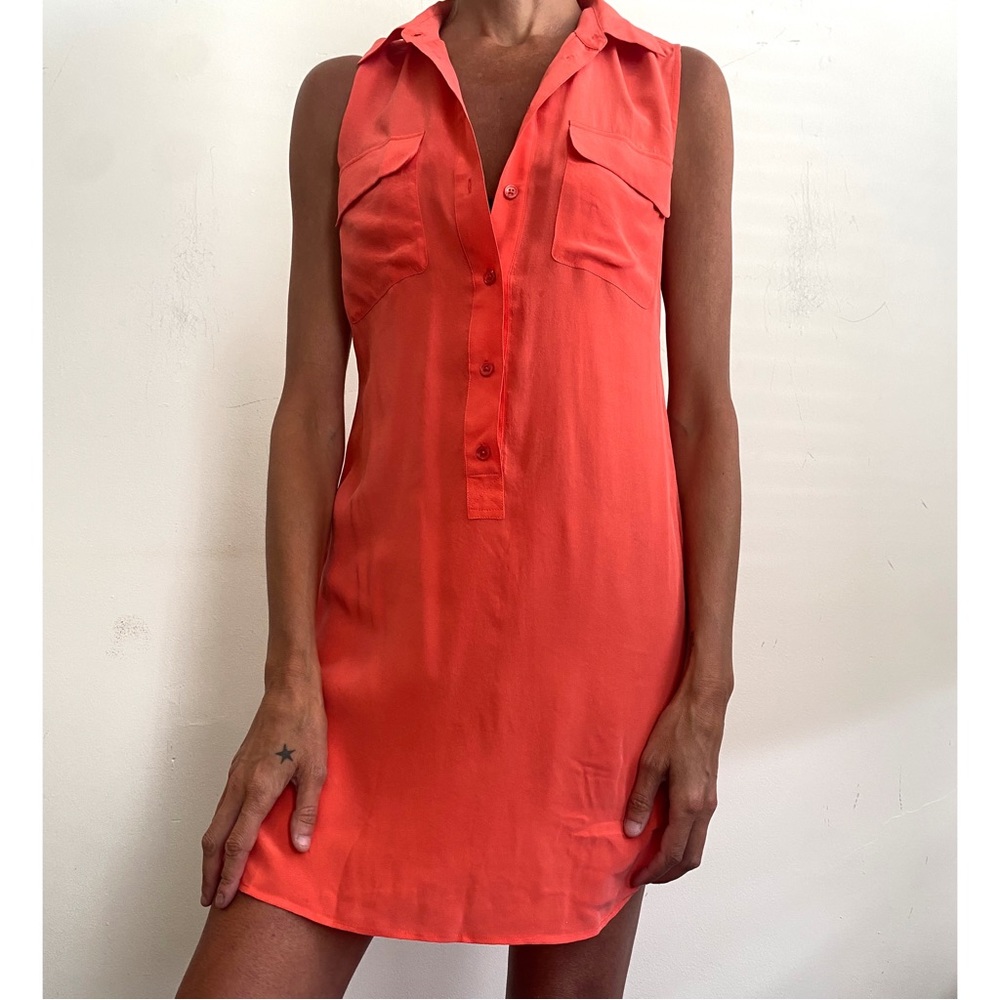 Equipment silk dress small